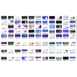 100多套官网引导页源码/静态html页面模板/APP下载页面html源码