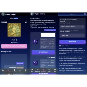 Laravel开发的英文投资理财源码/挖矿源码/投资理财系统源码